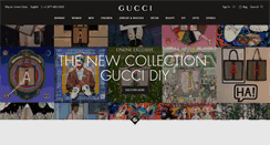 Desktop Screenshot of gucci.com